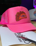 Crawfish and Beer " Pink Taco Hat"